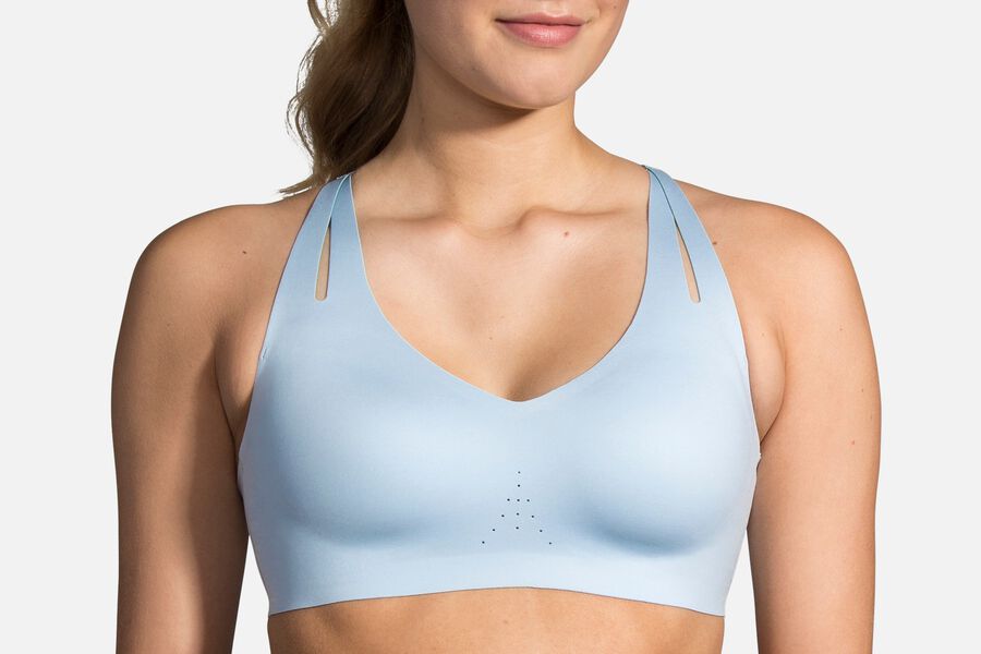 Brooks Women's Dare Strappy Run Bras Arctic ( EHVPG2904 )